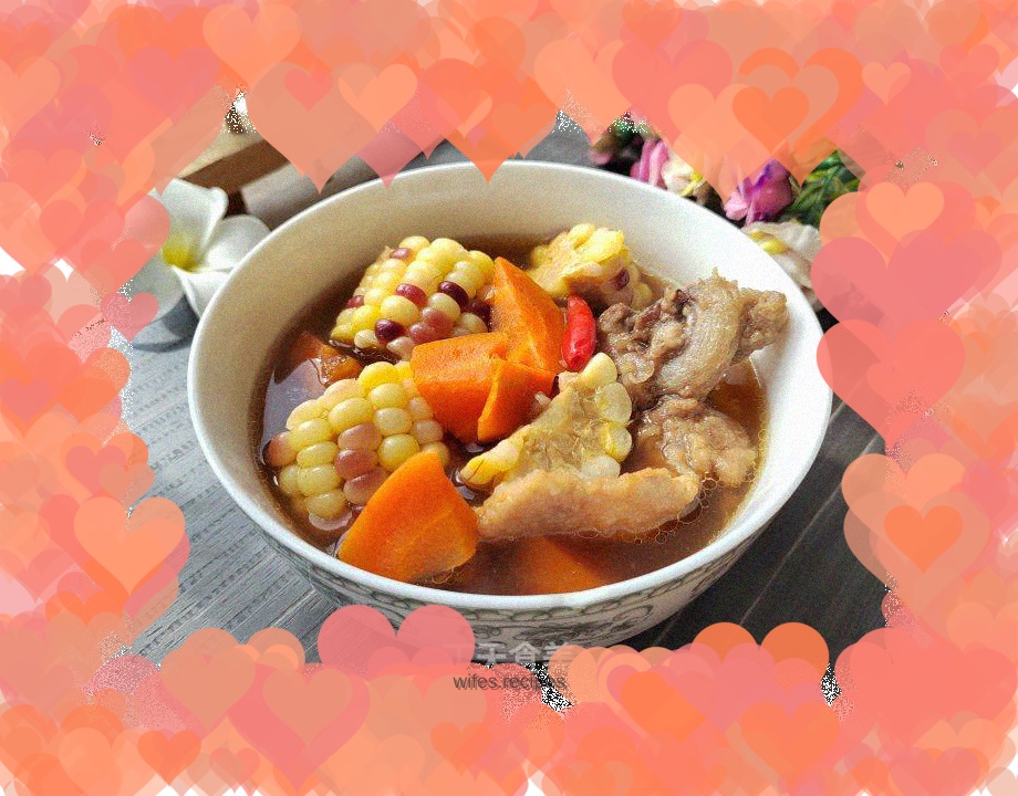 Braised glutinous corn ribs