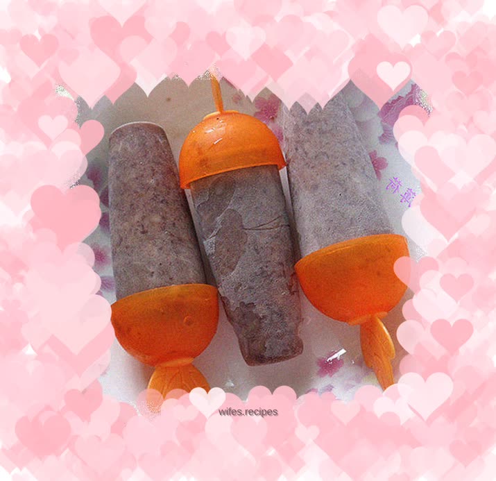 Osmanthus adzuki bean popsicle