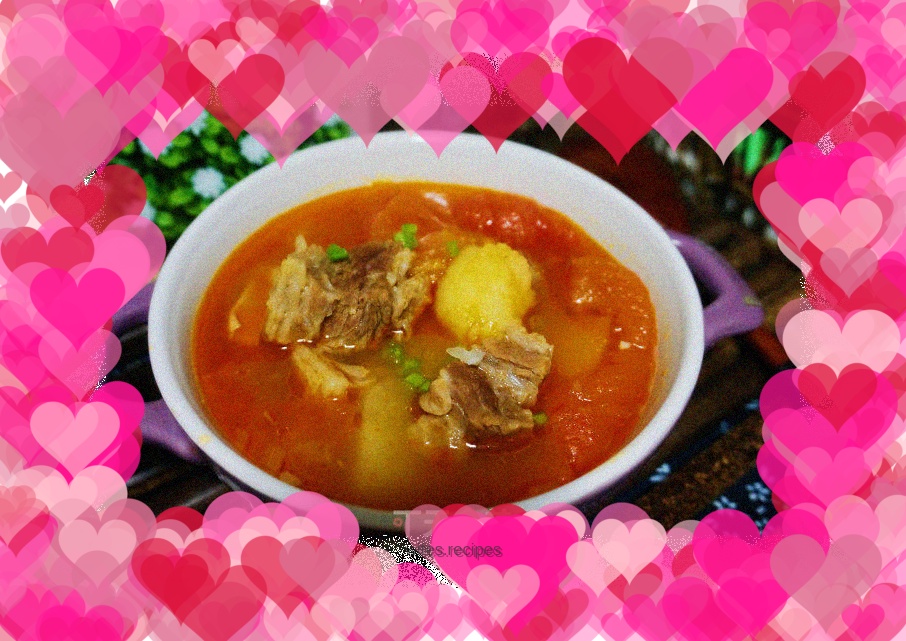Tomato Beef Brisket Soup