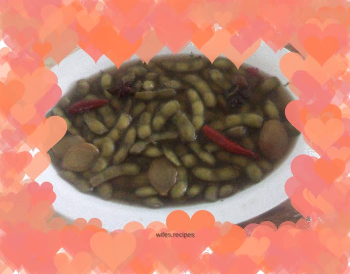 Tea flavored edamame