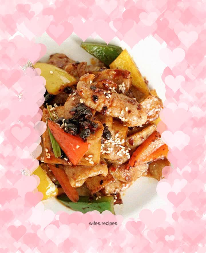 Stir-fried pork neck