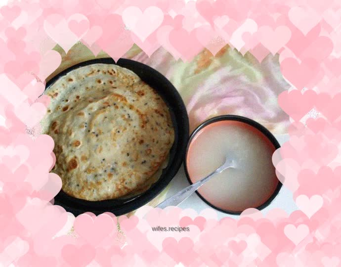 Osmanthus and sesame egg pancake