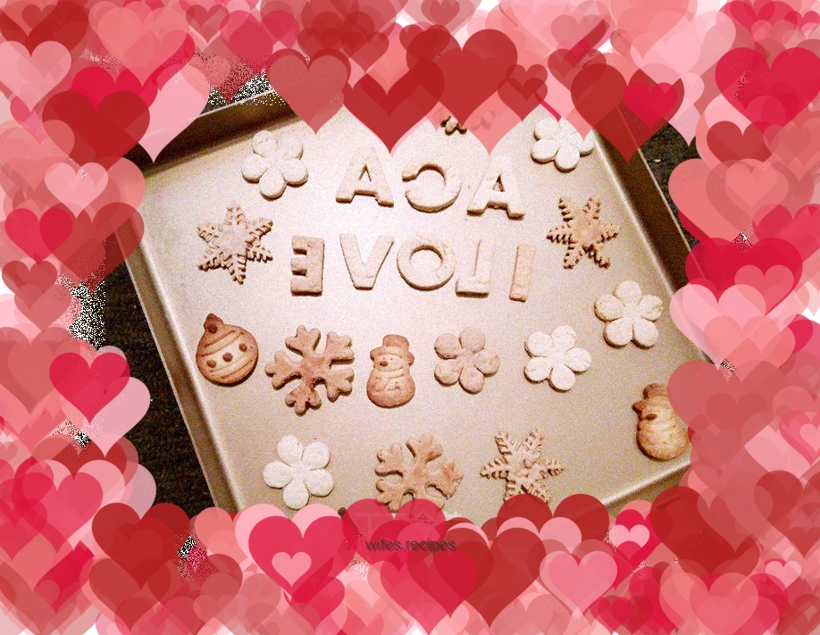 Simple and delicious snowflake cookies