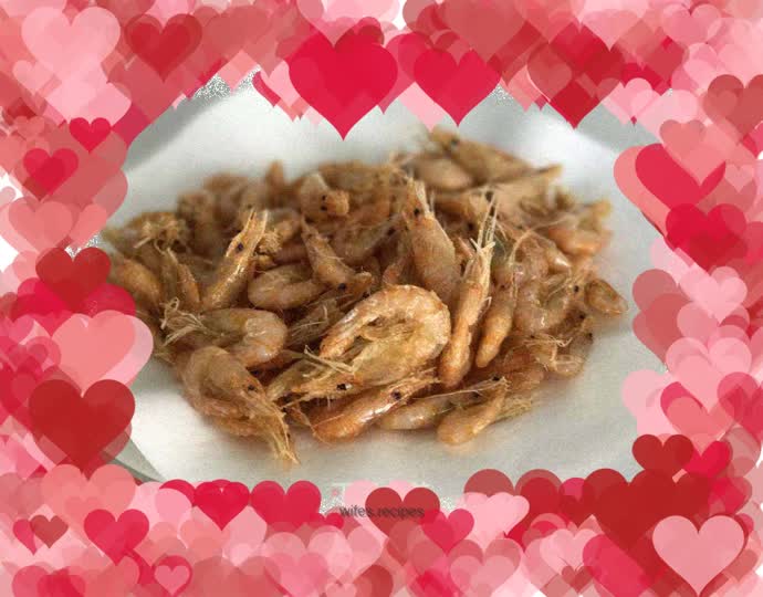 Crispy fried river prawns