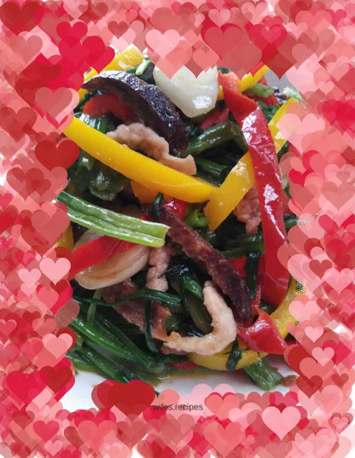 Colorful pig blood tofu cake