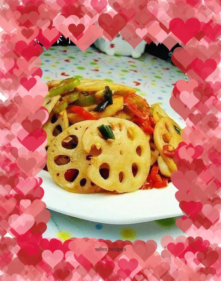 Fermented bean curd and lotus root slices