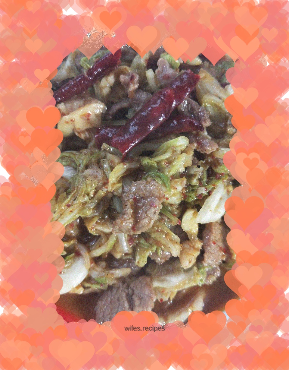 Stir-fried cabbage