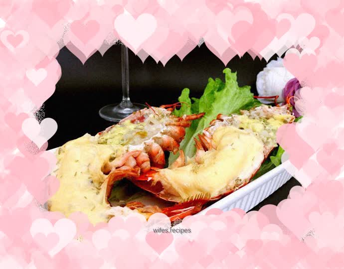 Cream Cheese Baked Lobster