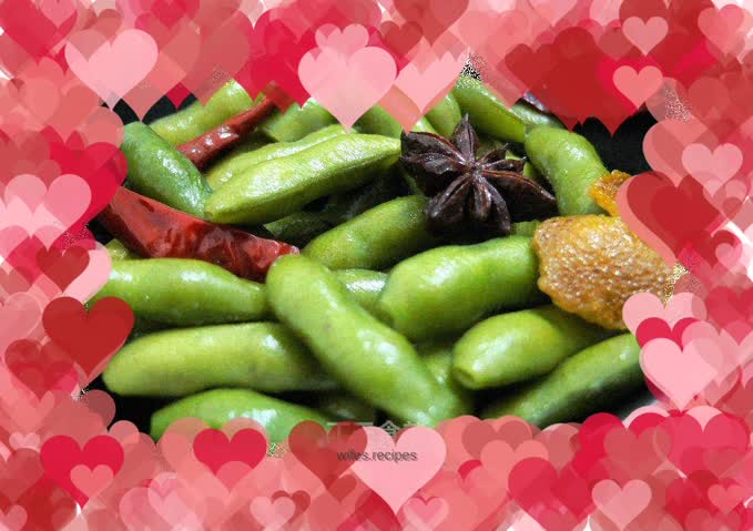 Classic snack--five-spice edamame