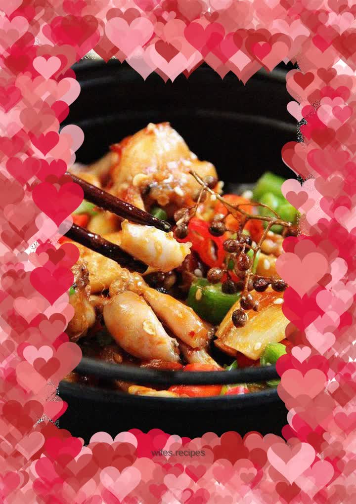 Spicy and sweet---grilled bullfrog