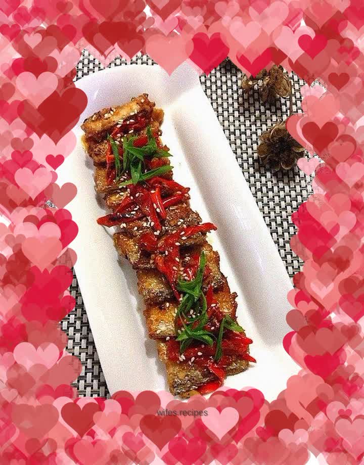 Braised hairtail fish