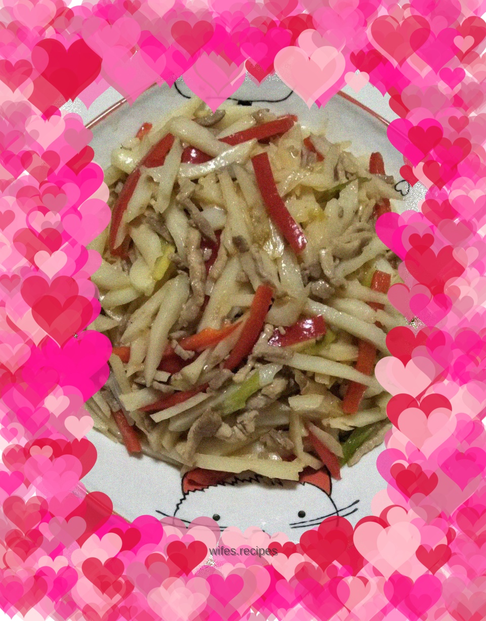 Tenderloin Stir-fried Shredded Lotus Root