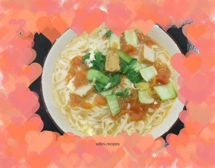 Tomato noodle soup