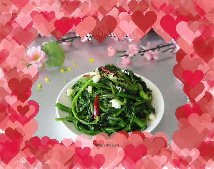 Stir-fried small vegetable cores