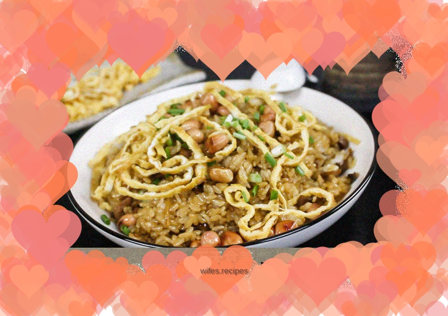 Sticky Rice with Scallops, Mushrooms