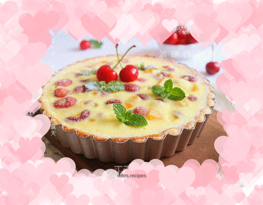 Cherry cheese pie
