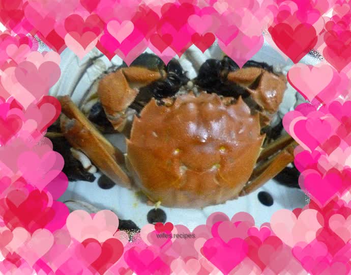 Steamed hairy crab