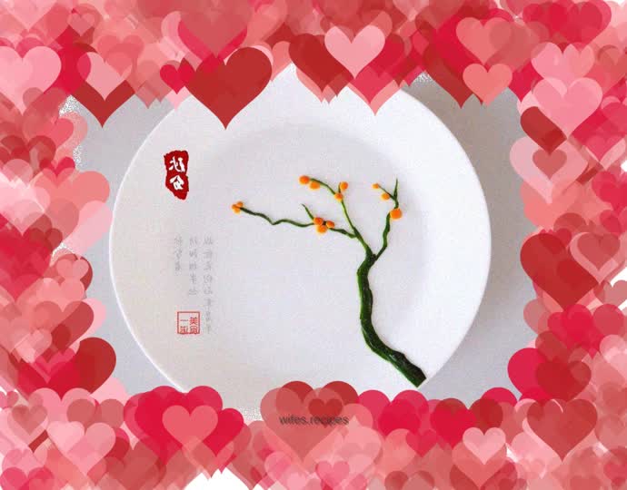 Twenty-Four Solar Terms Dinner Plate Painting—Autumnal Equinox