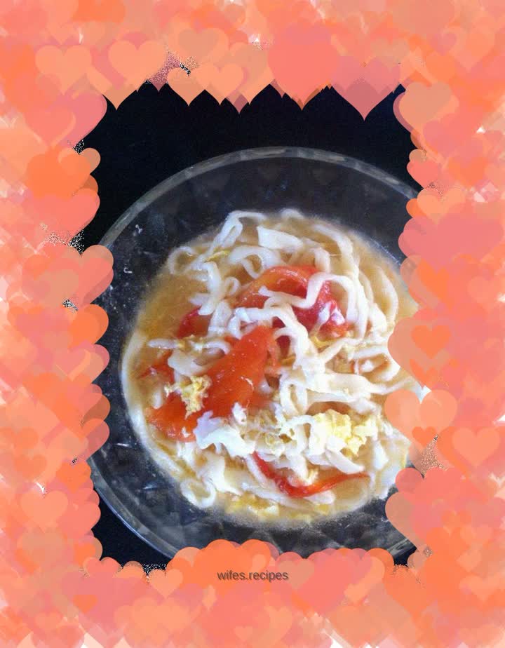 Mom’s hand-made noodles