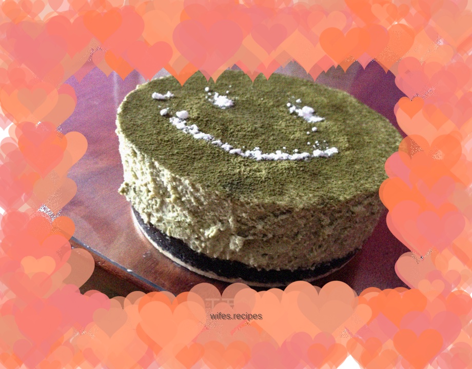 Matcha Honey Bean Cheesecake