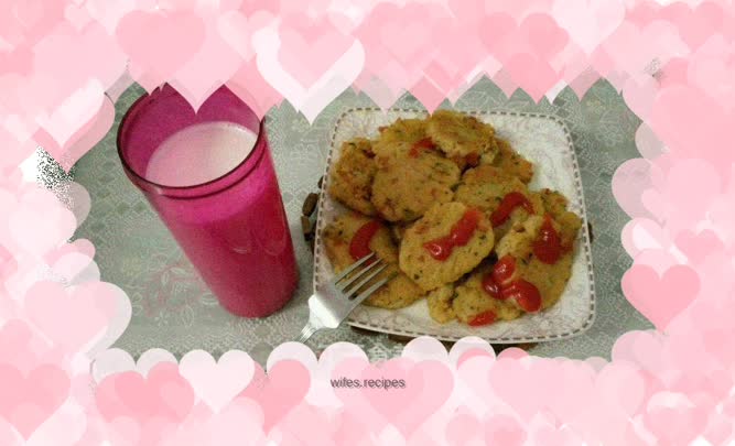 Healthy bean dregs cake