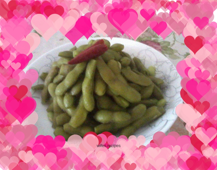 Boiled edamame