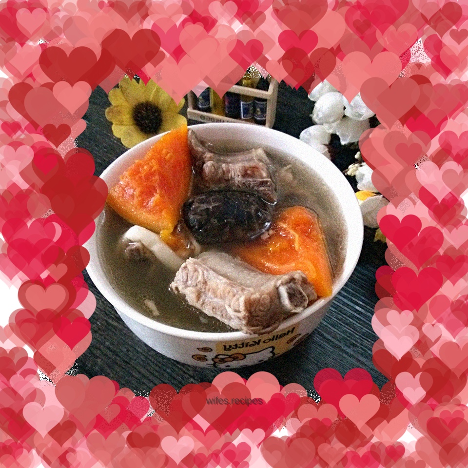 Papaya Pork Ribs Soup