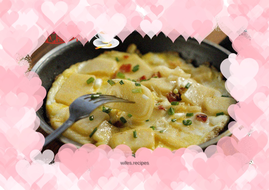 Egg Sausage Rice Cake