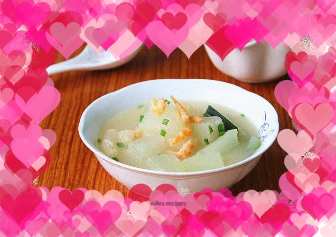 Kaiyang tendons and winter melon soup