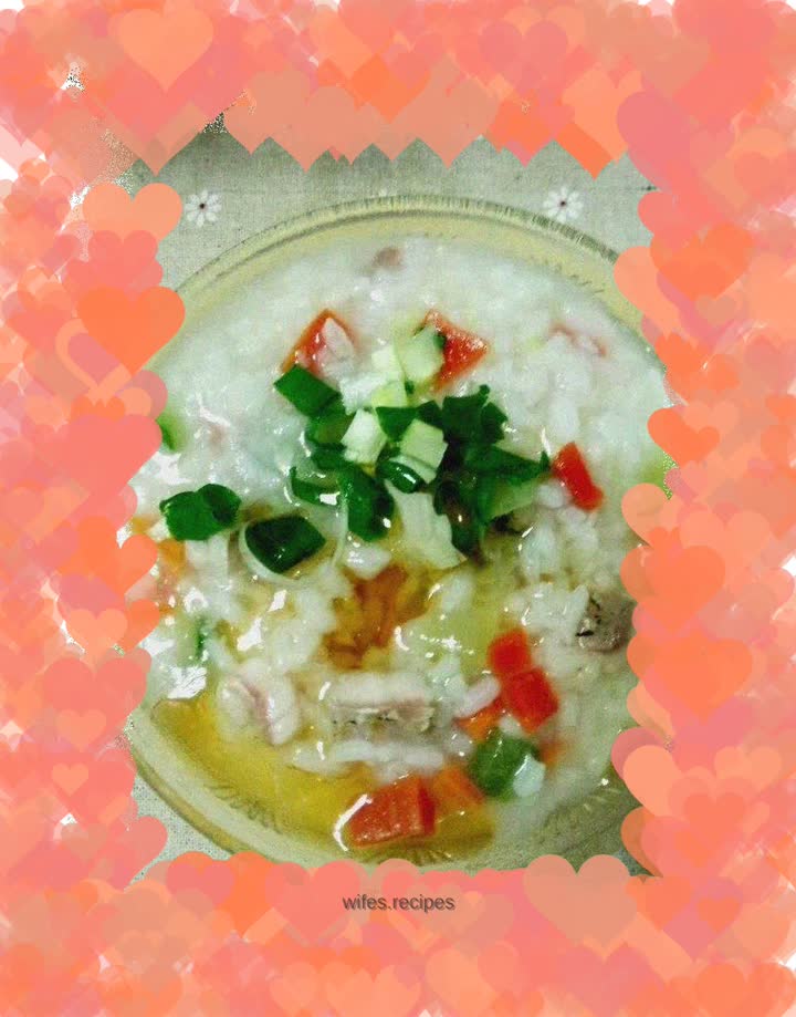 Fish and vegetable porridge