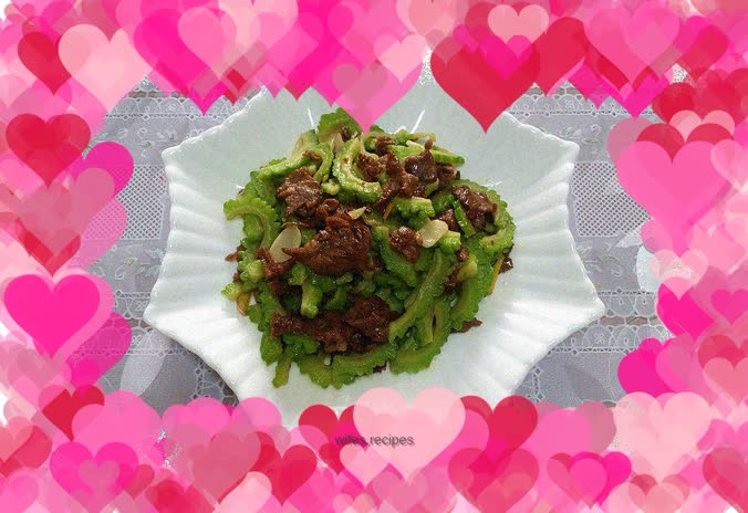 Stir-fried beef with bitter melon