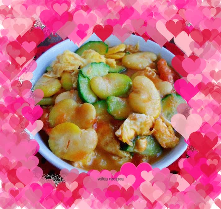 Tomato Braised Broad Beans