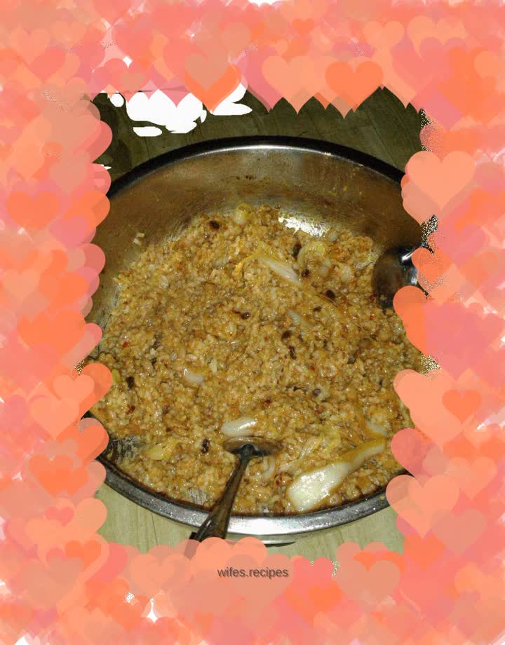 Fried rice with Laoganma sauce