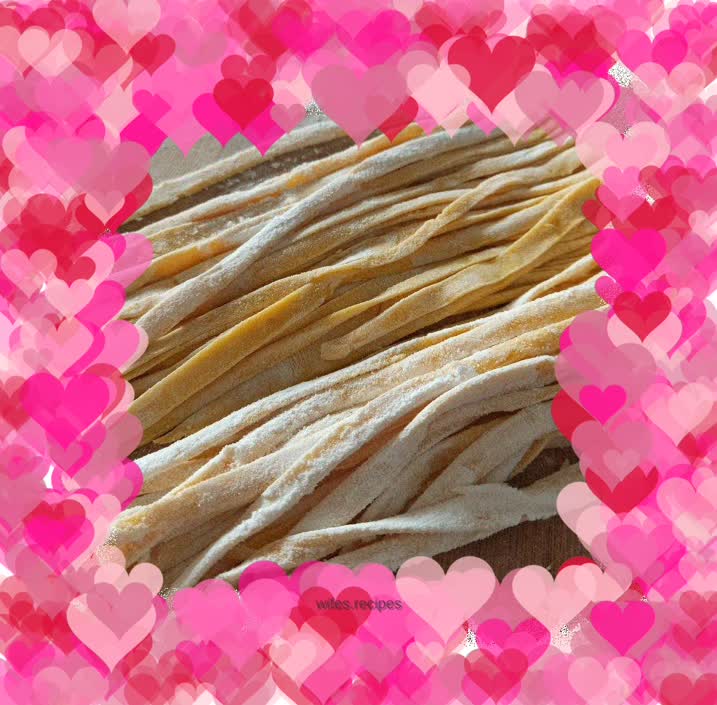 Hand-cut pumpkin noodles