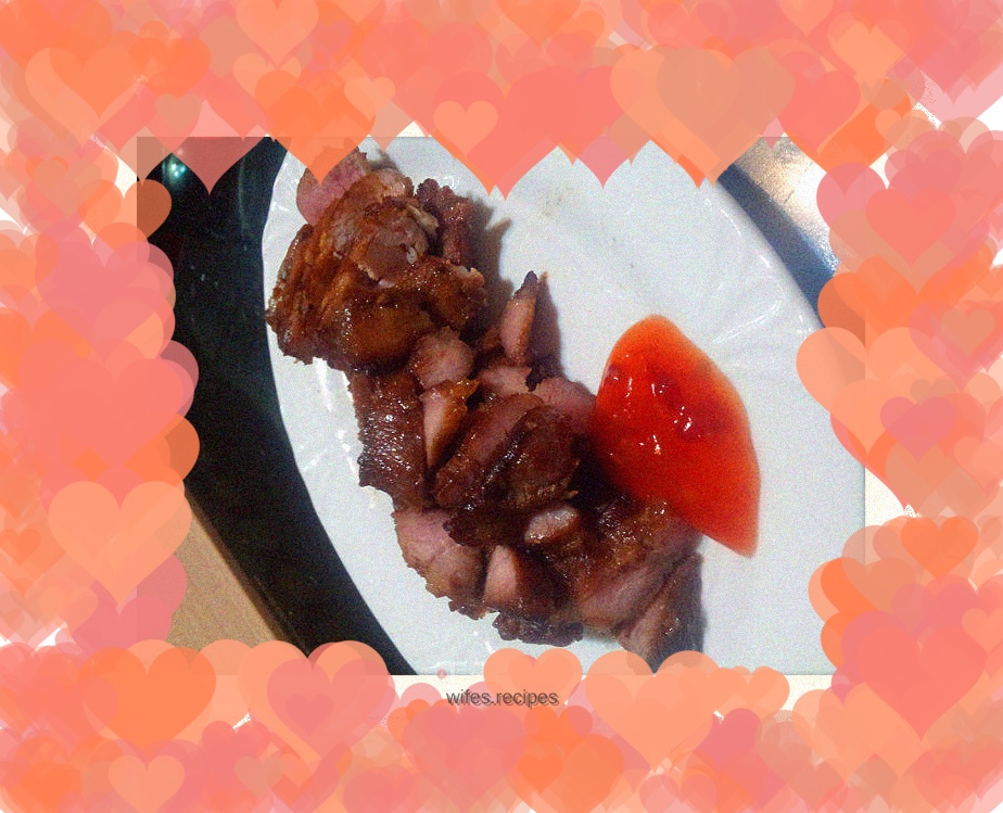 Barbecue pork is easy to make