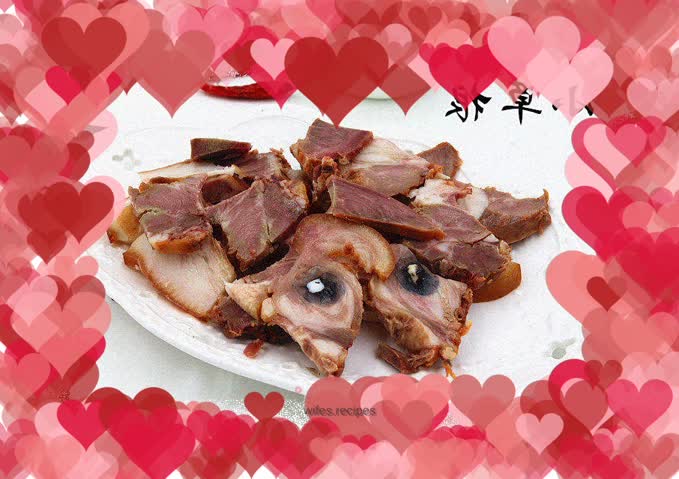 Pork head meat