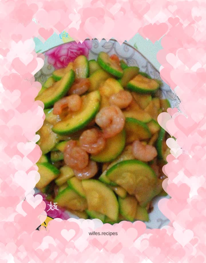 【Shandong】Stir-fried shrimp with horned melon