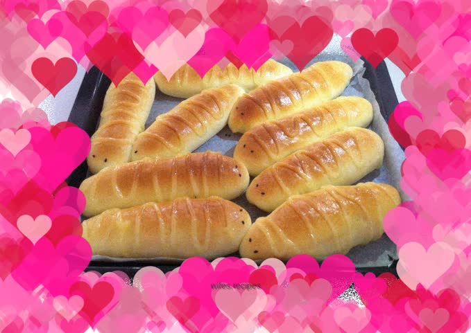 Ham Caterpillar Bread