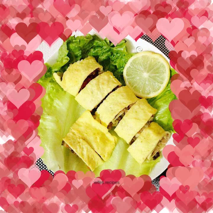 Mushroom and pork egg rolls