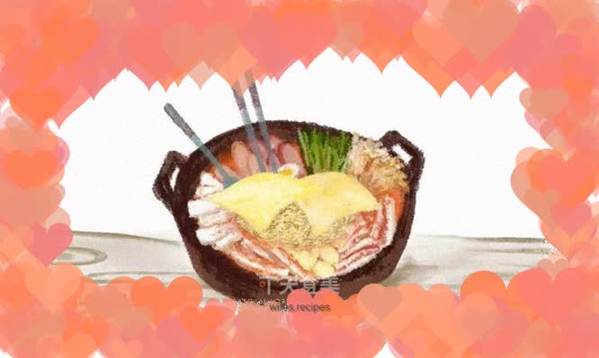 [Hand-drawn recipe] Korean Army Pot Song Joong-ki’s instant noodle jokes are not just about flirting with girls~