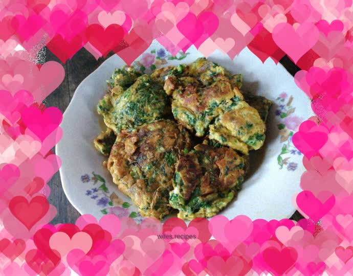 Shepherd's purse fried eggs