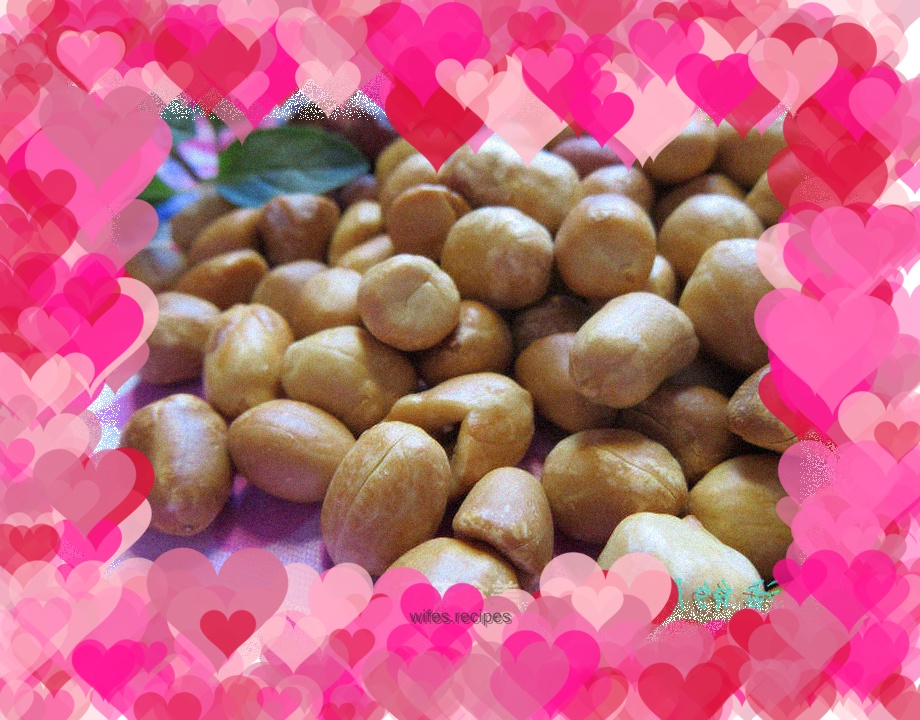 [Crispy salt-fried peanuts]-----delicious and not greasy
