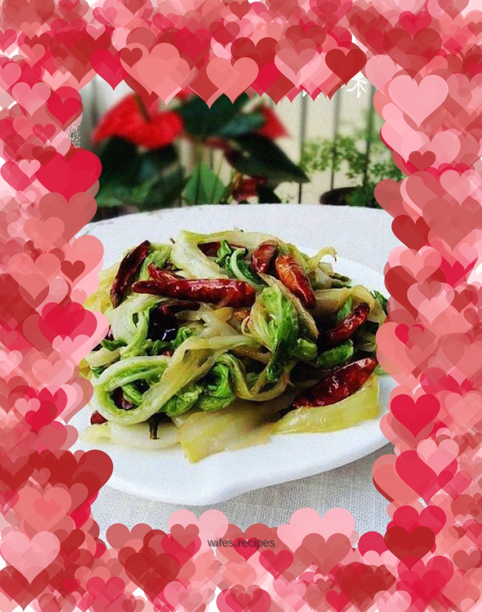 Spicy stir-fried shredded cabbage