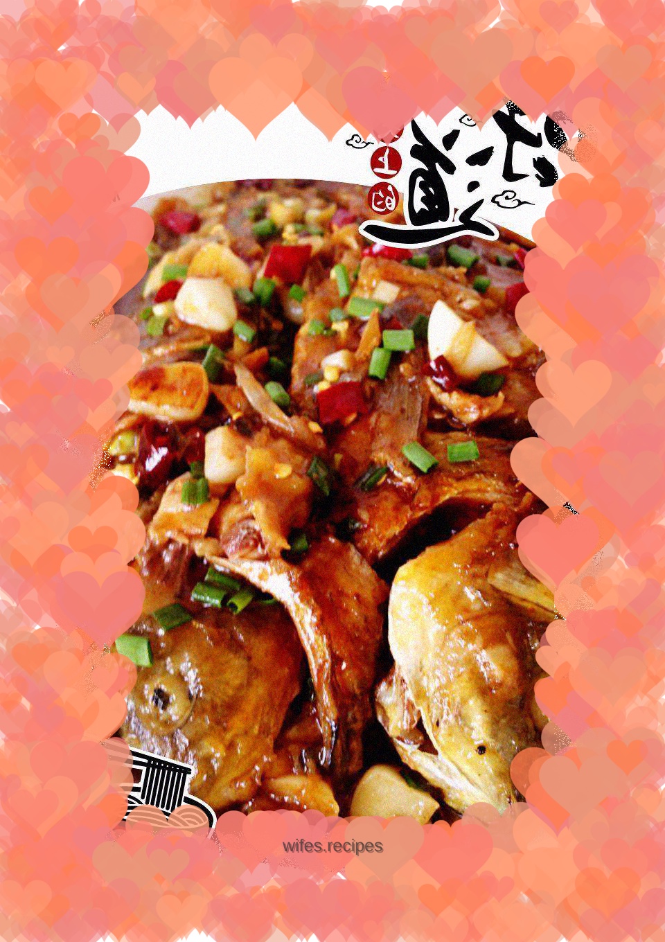 Crispy and spicy crucian carp