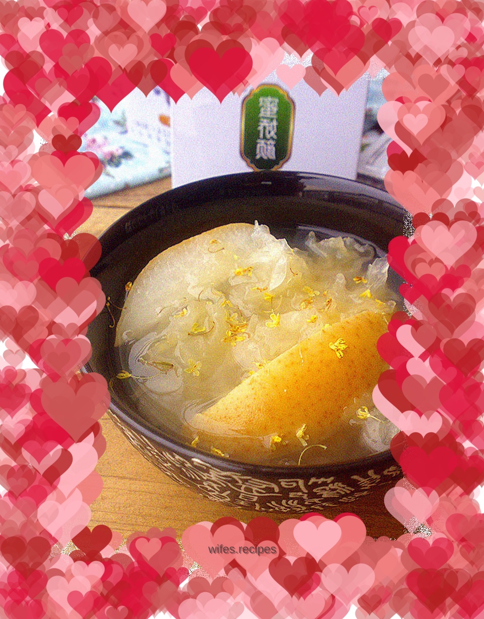 Honey Osmanthus Double Snow Soup