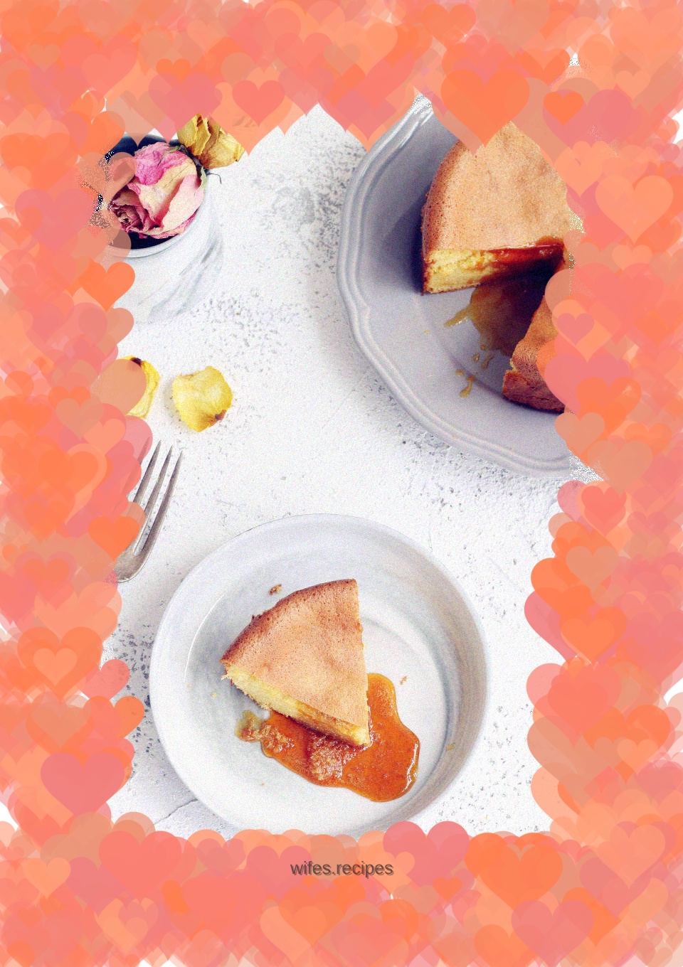 Honey flow cake