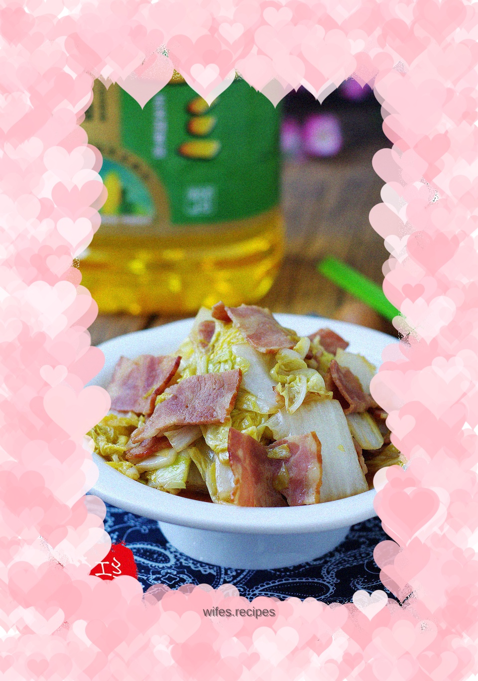 Stir-fried Baby Cabbage with Bacon