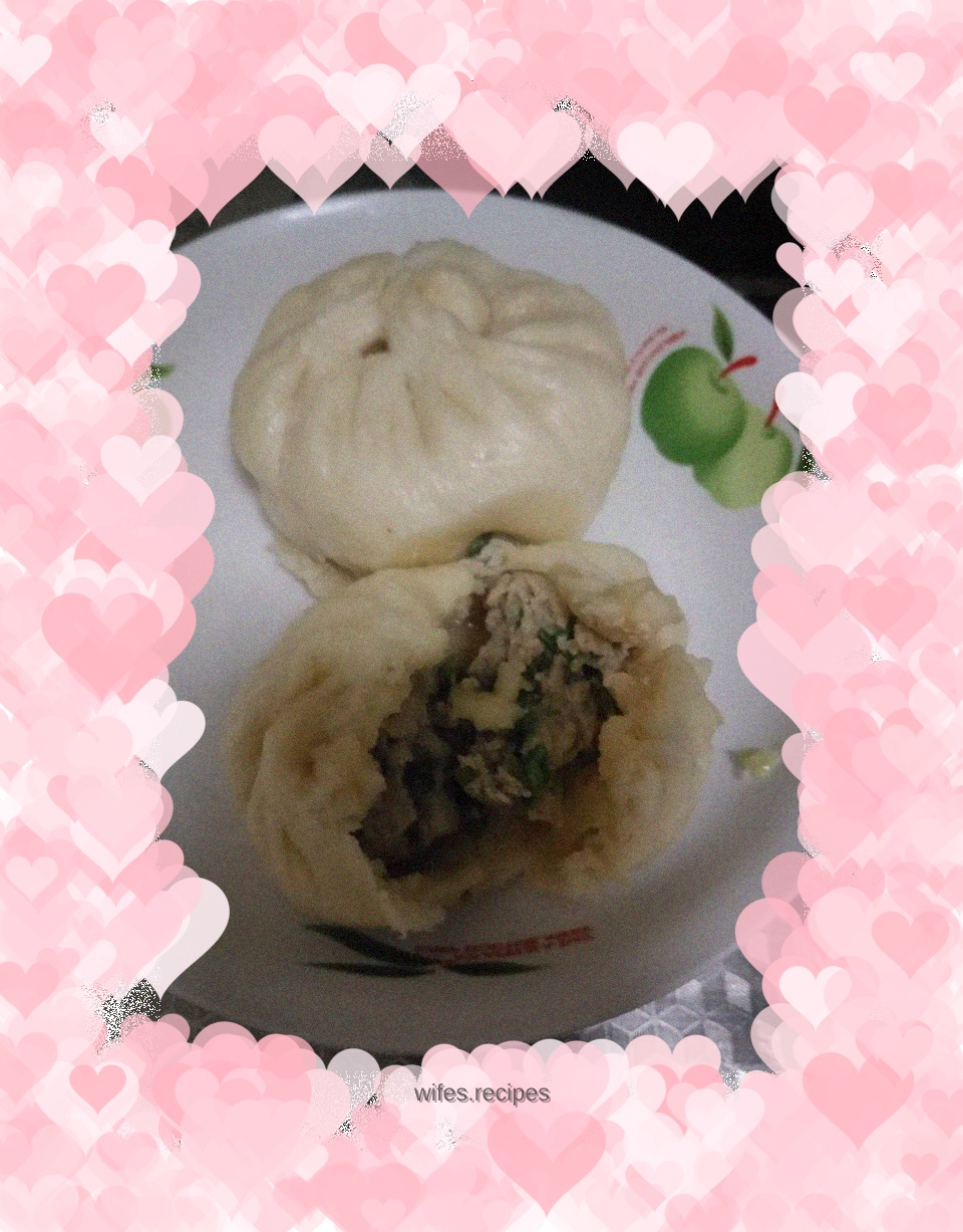 Cabbage and pork buns