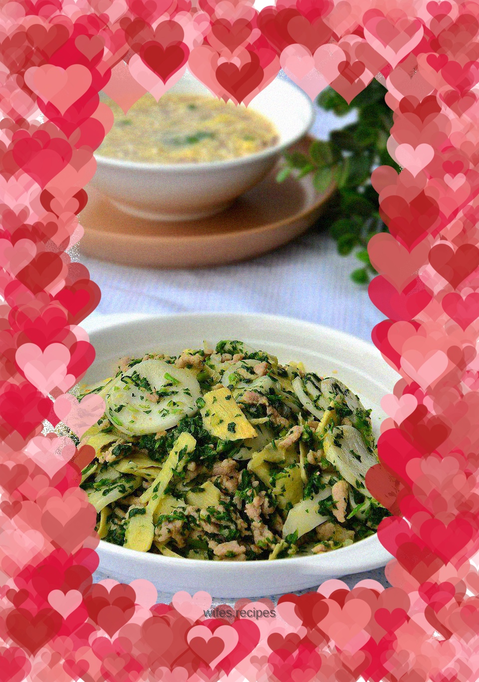 【Shanghai】Fried rice cake with shepherd’s purse