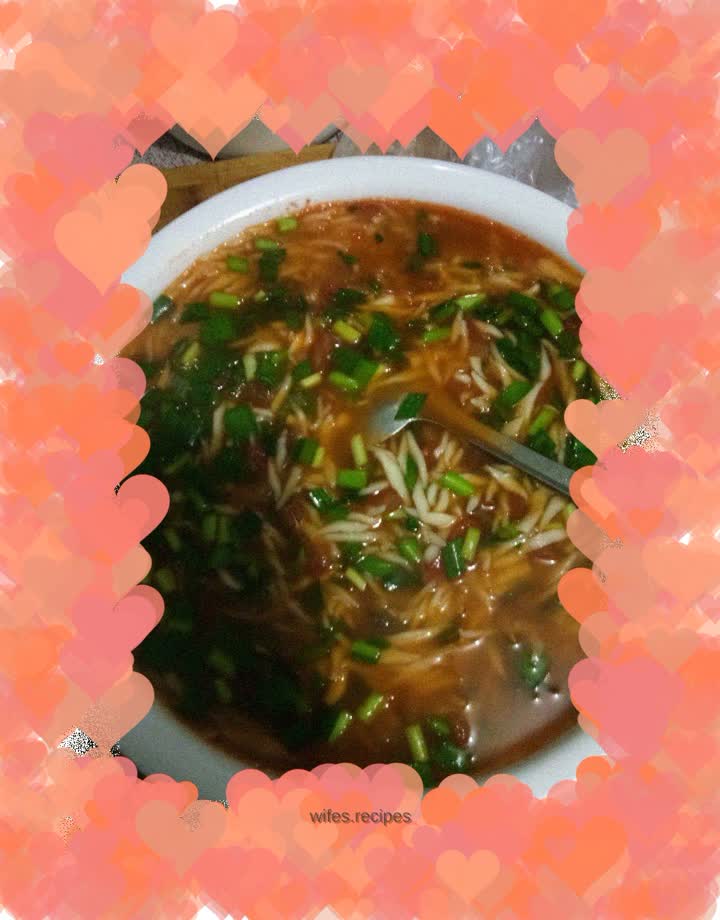 Sour soup noodles